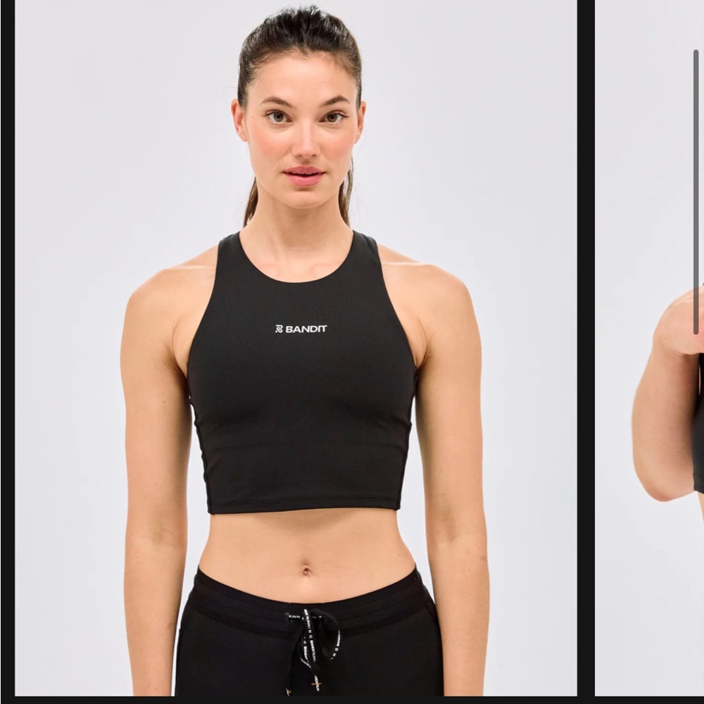 Bandit Steady State Stamina Race Crop - Black Small